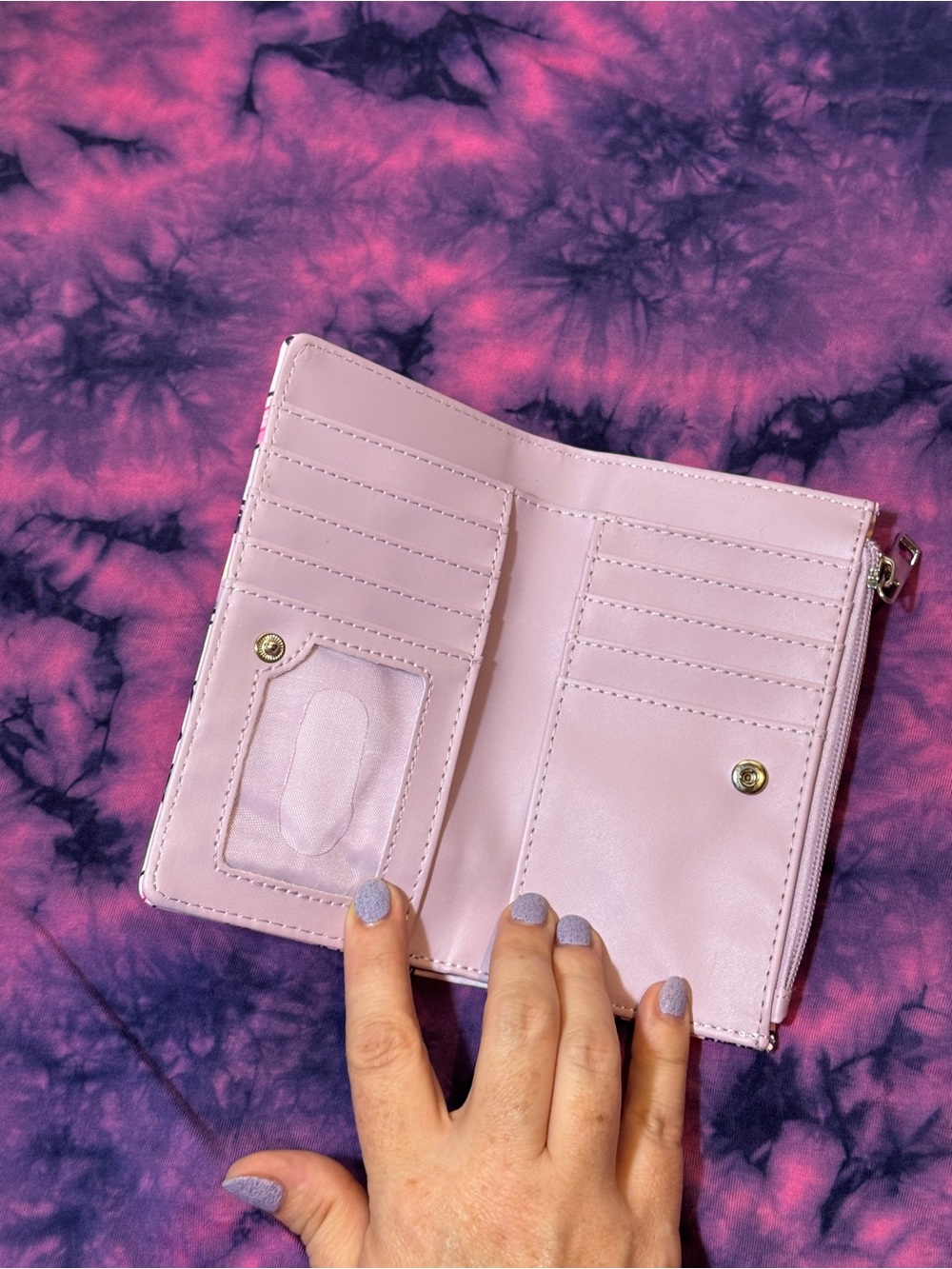 Mystic Tarot Oija Crystals Zip Wallet - Purple & Pink - Picture 5 of 6